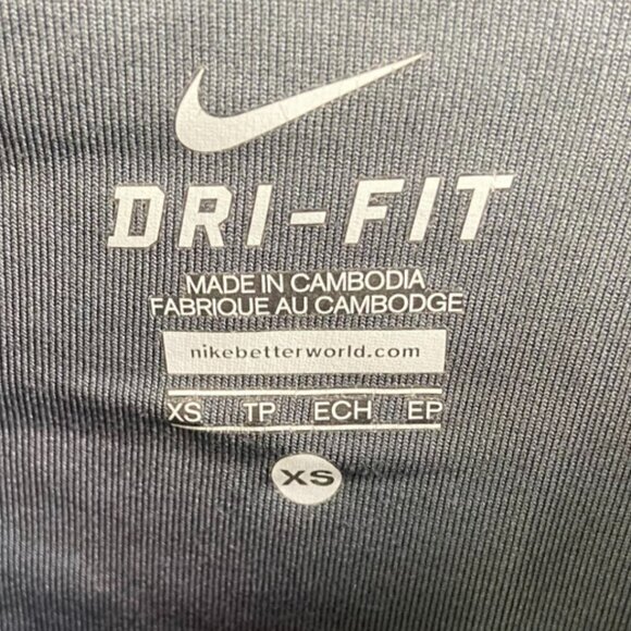 Nike Dri-Fit Black Mesh Side Active Shorts - Picture 3 of 8